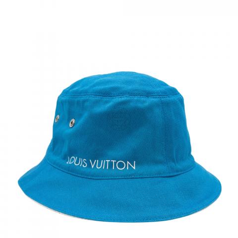 blue lv bucket hat