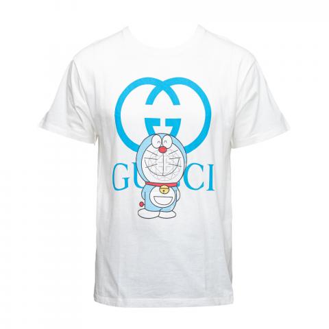 gucci doraemon t shirt black