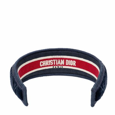 christian dior headband blue
