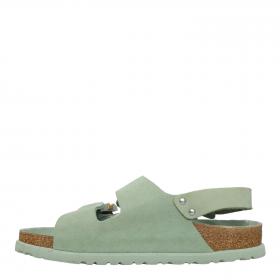 Christian Dior x Birkenstock Suede Sandals - Green