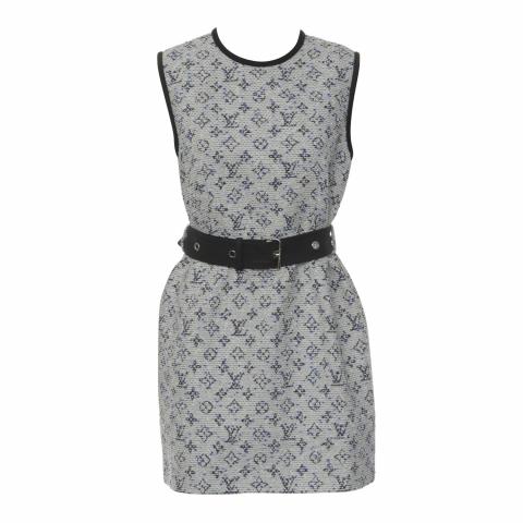 Sell Louis Vuitton Sleeveless Dress with Sash Belt - Multicolor |  HuntStreet.sg